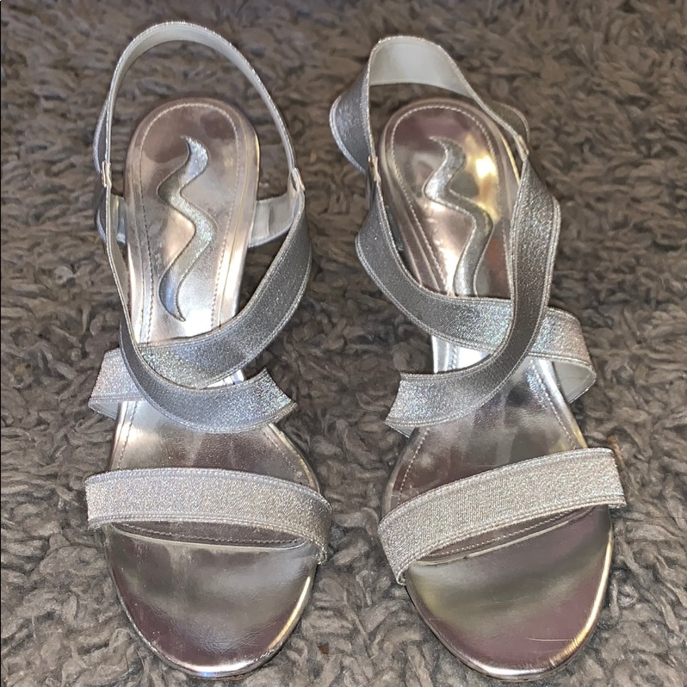 Silver heels